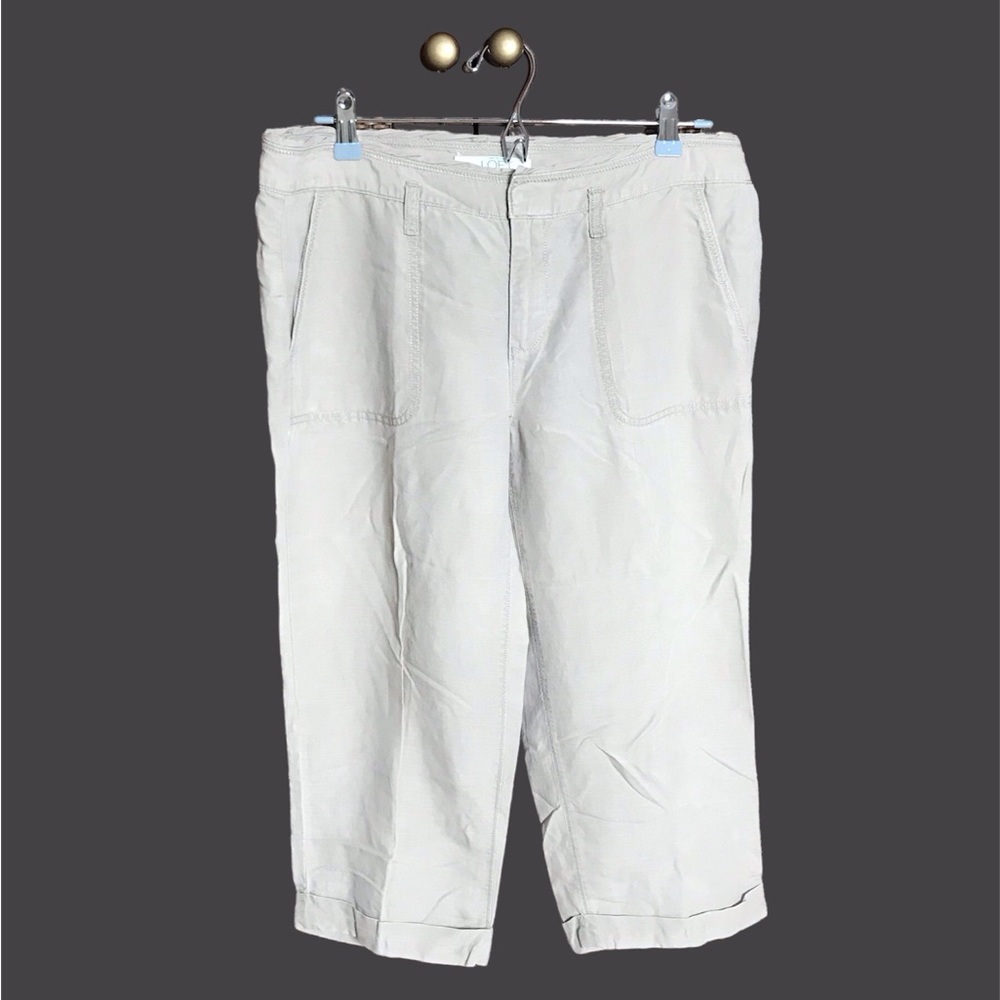 LOFT Linen Capri Pants Sz8
